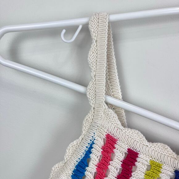 Mini Boden Colorful Knitted Sweater Tank Top 9-10 - Picture 3 of 8